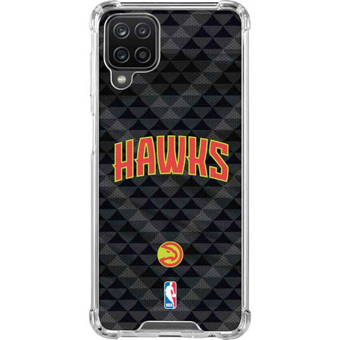 NBA Atlanta Hawks Team Jersey Galaxy A12 Clear Case