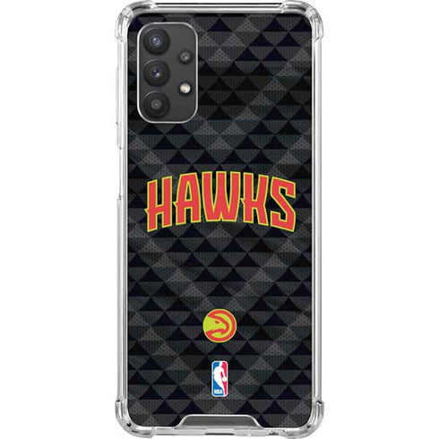 NBA Atlanta Hawks Team Jersey Galaxy A32 5G Clear Case