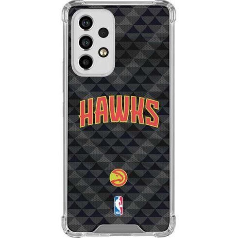 NBA Atlanta Hawks Team Jersey Galaxy A33 5G Clear Case