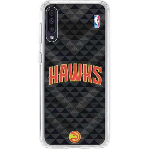 NBA Atlanta Hawks Team Jersey Galaxy A50 Clear Case