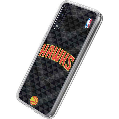 NBA Atlanta Hawks Team Jersey Galaxy A50 Clear Case