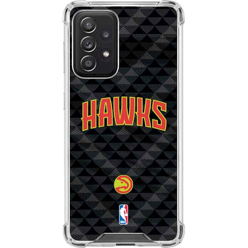 NBA Atlanta Hawks Team Jersey Galaxy A52 5G Clear Case