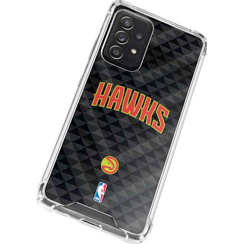 NBA Atlanta Hawks Team Jersey Galaxy A52 5G Clear Case