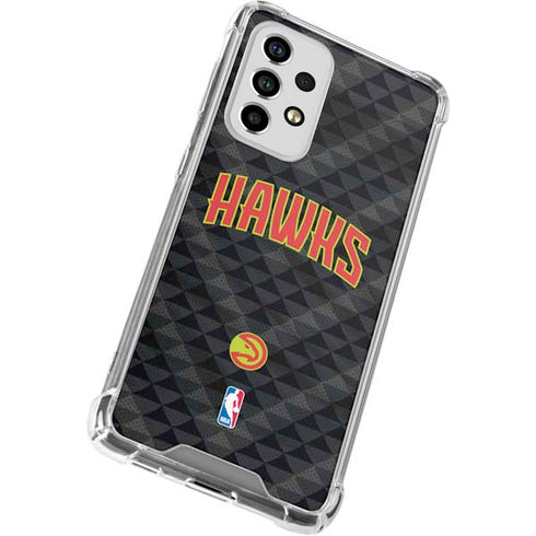 NBA Atlanta Hawks Team Jersey Galaxy A53 5G Clear Case