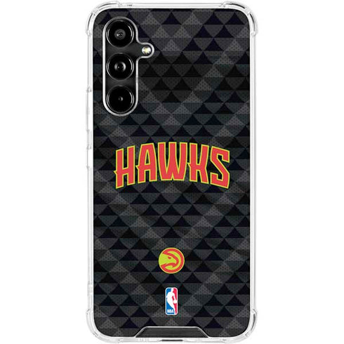 NBA Atlanta Hawks Team Jersey Galaxy A54 5G Clear Case