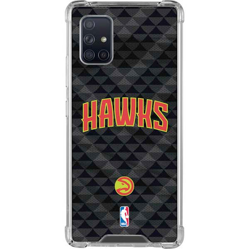 NBA Atlanta Hawks Team Jersey Galaxy A71 5G Clear Case
