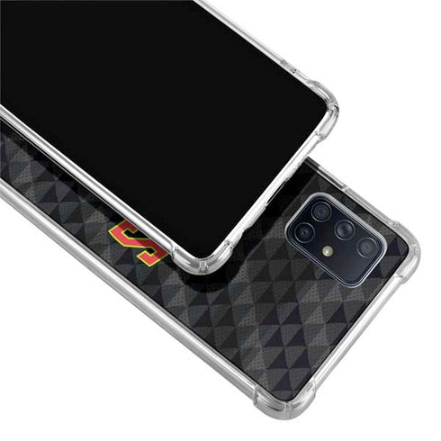 NBA Atlanta Hawks Team Jersey Galaxy A71 5G Clear Case