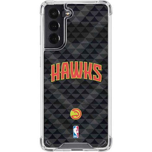 NBA Atlanta Hawks Team Jersey Galaxy S21 5G Clear Case