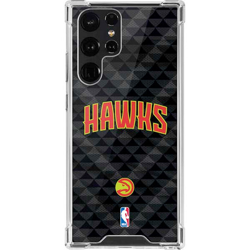 NBA Atlanta Hawks Team Jersey Galaxy S22 Ultra Clear Case