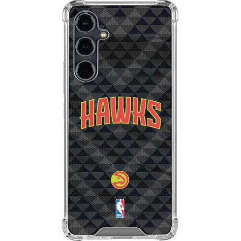 NBA Atlanta Hawks Team Jersey Galaxy S23 FE Clear Case