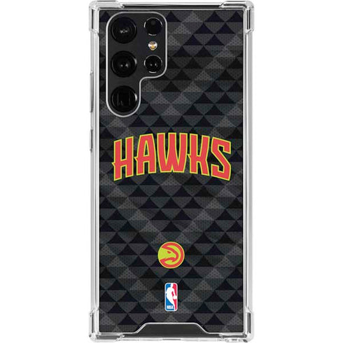 NBA Atlanta Hawks Team Jersey Galaxy S24 Ultra Clear Case