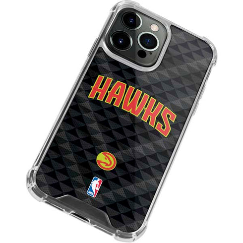 NBA Atlanta Hawks Team Jersey iPhone 13 Pro Clear Case