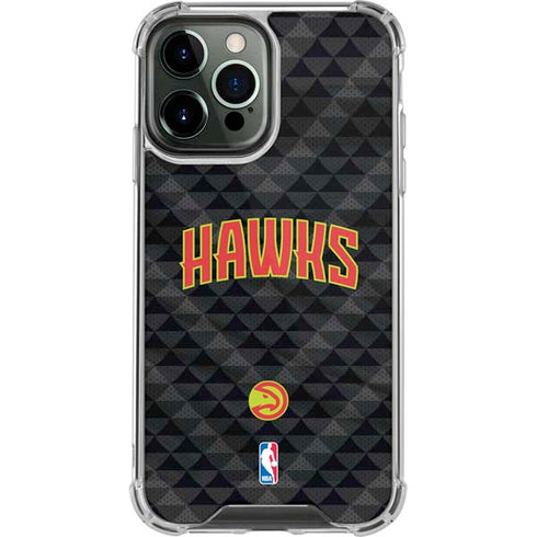 NBA Atlanta Hawks Team Jersey iPhone 14 Pro Max Clear Case