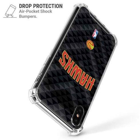 NBA Atlanta Hawks Team Jersey iPhone XS Max Clear Case