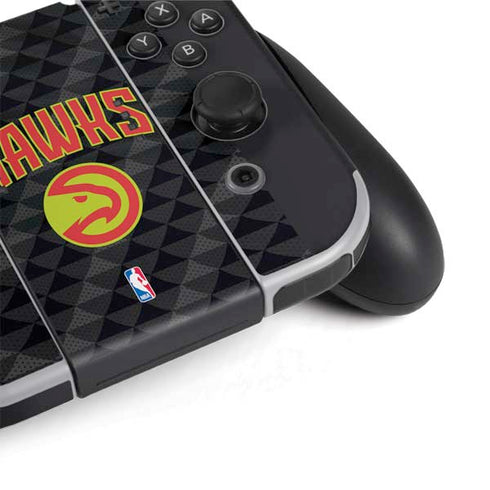 NBA Atlanta Hawks Team Jersey Nintendo Switch OLED (2021) Skin