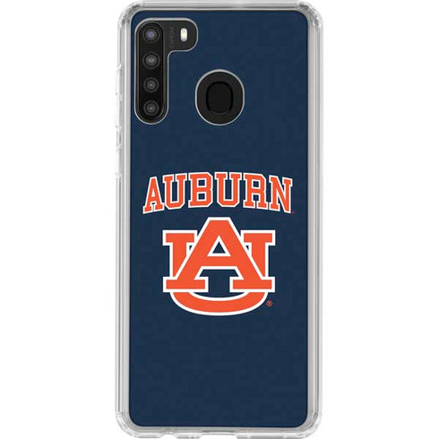 Auburn University AU Galaxy A21 Clear Case