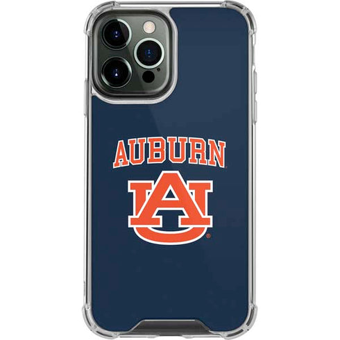 Auburn University AU iPhone 14 Pro Max Clear Case