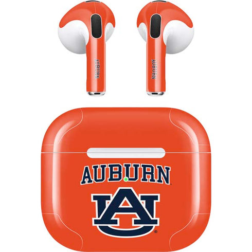 Auburn University AU Orange Apple AirPods (3rd Gen 2021) Skin