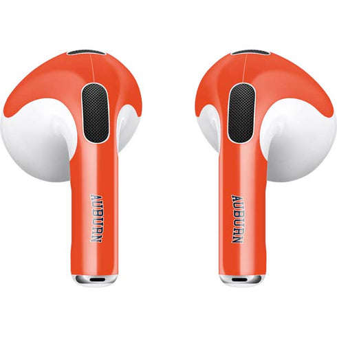 Auburn University AU Orange Apple AirPods (3rd Gen 2021) Skin