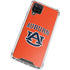Auburn University AU Orange Galaxy A12 Clear Case