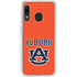 Auburn University AU Orange Galaxy A20 Clear Case