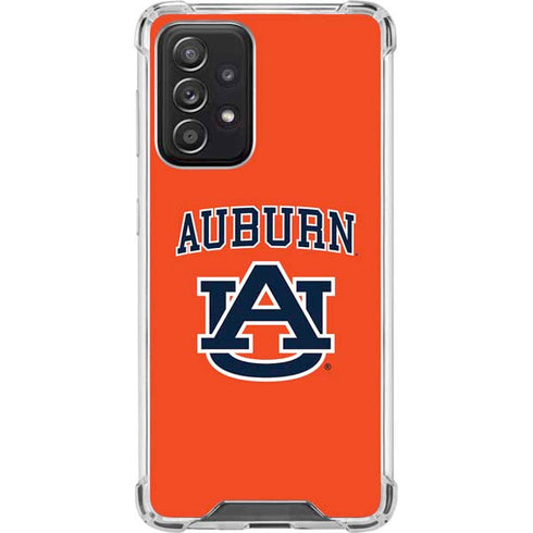 Auburn University AU Orange Galaxy A52 5G Clear Case