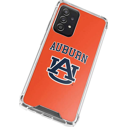 Auburn University AU Orange Galaxy A52 5G Clear Case