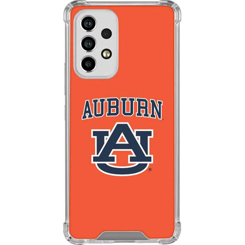 Auburn University AU Orange Galaxy A53 5G Clear Case