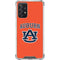 Auburn University AU Orange Galaxy A72 5G Clear Case