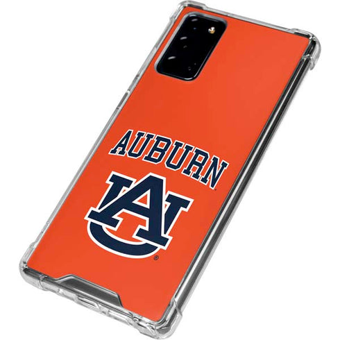 Auburn University AU Orange Galaxy Note20 5G Clear Case