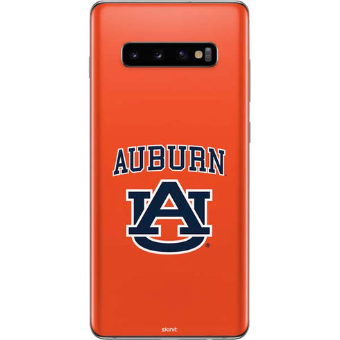 Auburn University AU Orange Galaxy S10 Plus Skin