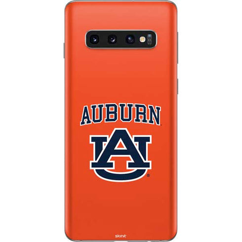 Auburn University AU Orange Galaxy S10 Skin