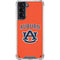Auburn University AU Orange Galaxy S21 5G Clear Case