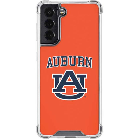 Auburn University AU Orange Galaxy S22 Clear Case