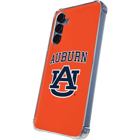 Auburn University AU Orange Galaxy S24 Clear Case