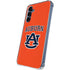 Auburn University AU Orange Galaxy S24 Clear Case