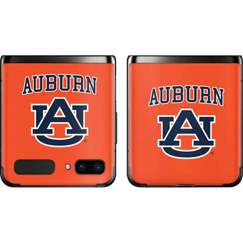 Auburn University AU Orange Galaxy Z Flip Skin
