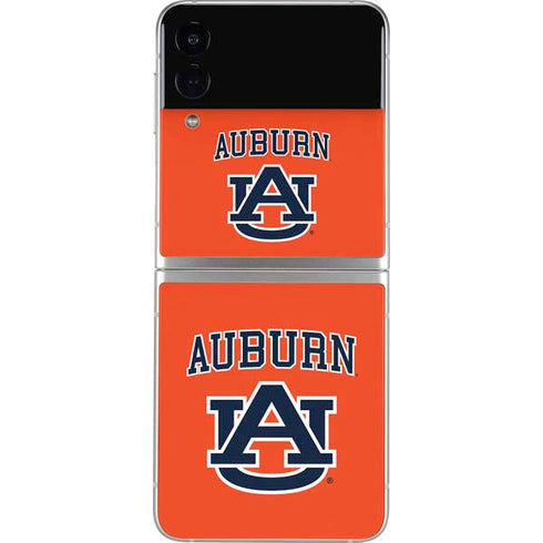 Auburn University AU Orange Galaxy Z Flip3 5G Skin