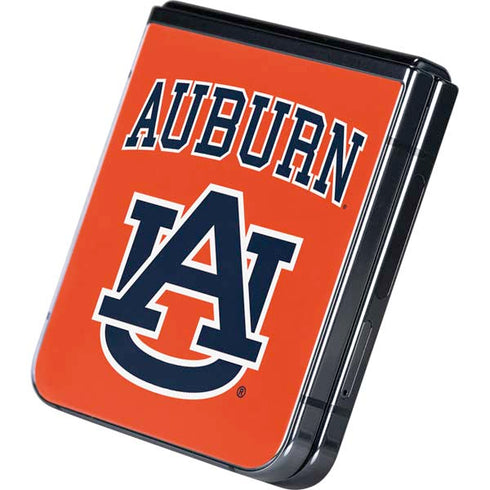 Auburn University AU Orange Galaxy Z Flip5 5G Skin