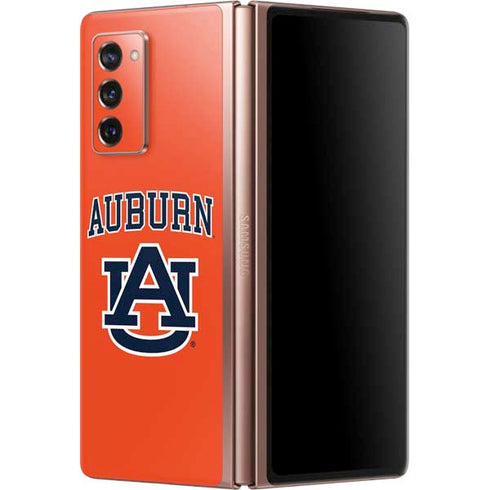 Auburn University AU Orange Galaxy Z Fold2 5G Skin
