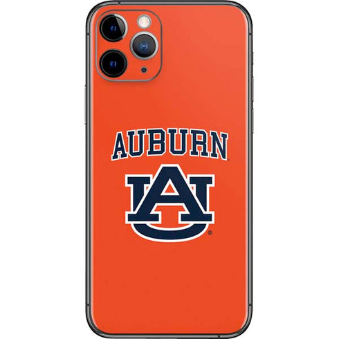 Auburn University AU Orange iPhone 11 Pro Skin