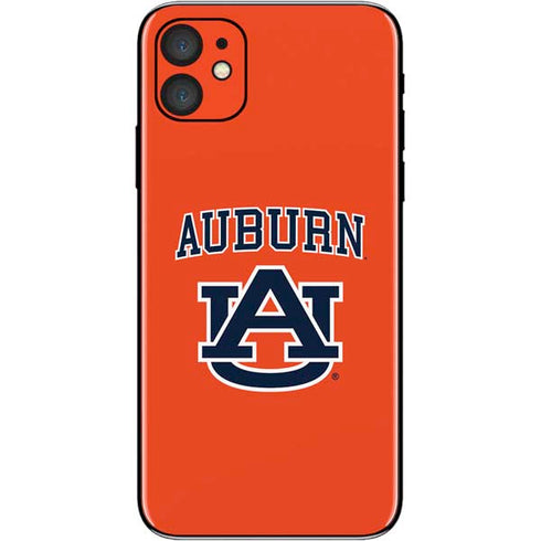 Auburn University AU Orange iPhone 11 Skin