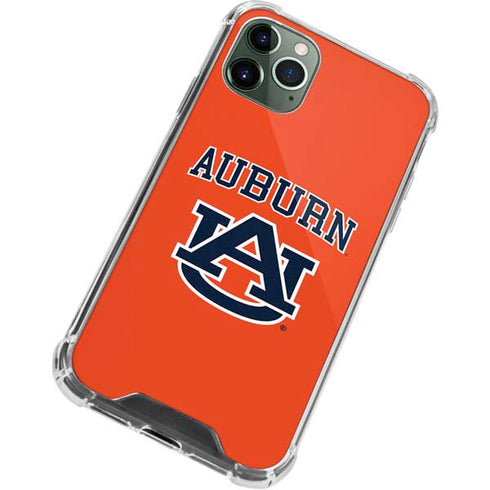 Auburn University AU Orange iPhone 12 Pro Clear Case