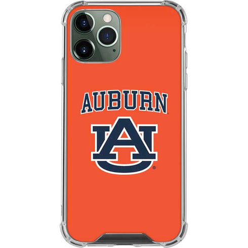 Auburn University AU Orange iPhone 12 Pro Max Clear Case