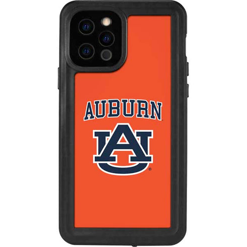 Auburn University AU Orange iPhone 12 Pro Waterproof Case