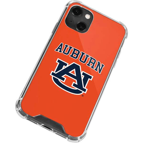 Auburn University AU Orange iPhone 13 Mini Clear Case