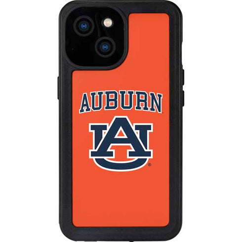 Auburn University AU Orange iPhone 13 Mini Waterproof Case