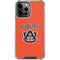 Auburn University AU Orange iPhone 13 Pro Max Clear Case