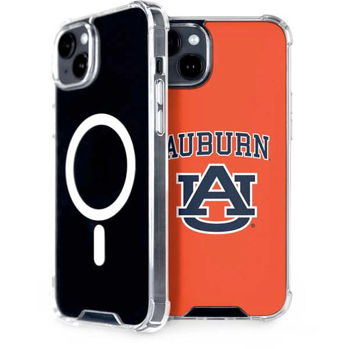 Auburn University AU Orange iPhone 15 Plus MagSafe Case