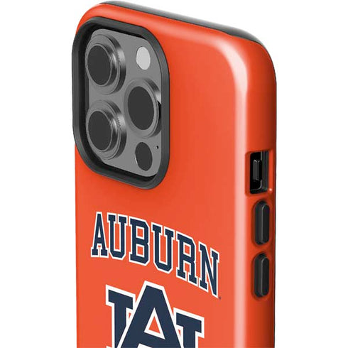 Auburn University AU Orange iPhone 15 Pro Impact Case